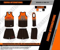 Basketball Uniforms Orange